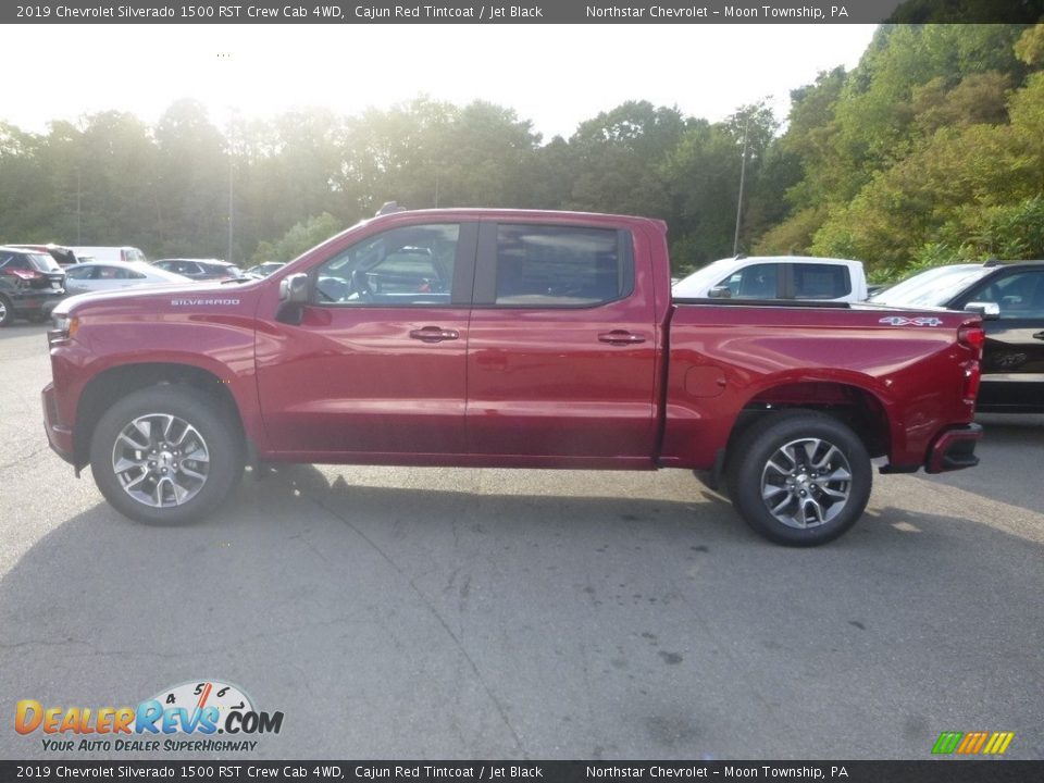 2019 Chevrolet Silverado 1500 RST Crew Cab 4WD Cajun Red Tintcoat / Jet Black Photo #2