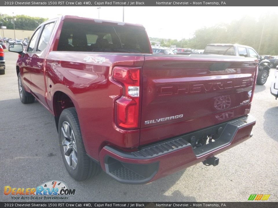2019 Chevrolet Silverado 1500 RST Crew Cab 4WD Cajun Red Tintcoat / Jet Black Photo #3