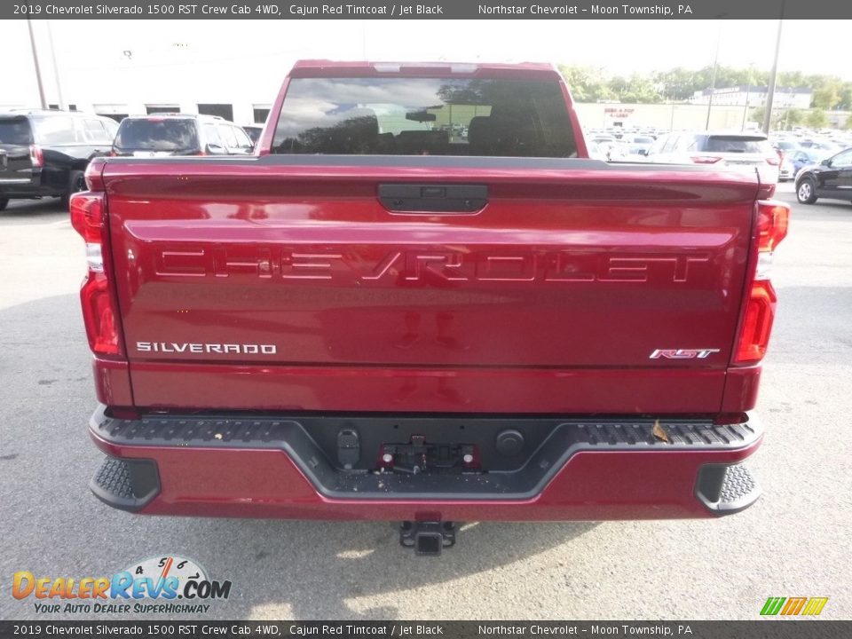 2019 Chevrolet Silverado 1500 RST Crew Cab 4WD Cajun Red Tintcoat / Jet Black Photo #4