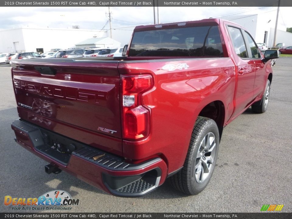 2019 Chevrolet Silverado 1500 RST Crew Cab 4WD Cajun Red Tintcoat / Jet Black Photo #5