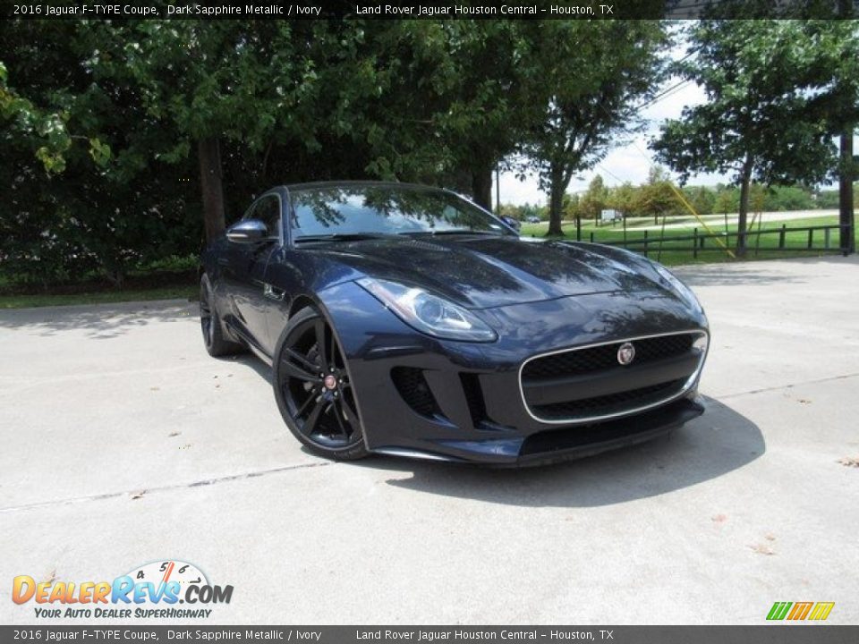 2016 Jaguar F-TYPE Coupe Dark Sapphire Metallic / Ivory Photo #1