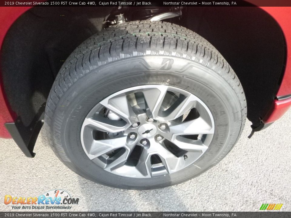 2019 Chevrolet Silverado 1500 RST Crew Cab 4WD Cajun Red Tintcoat / Jet Black Photo #9