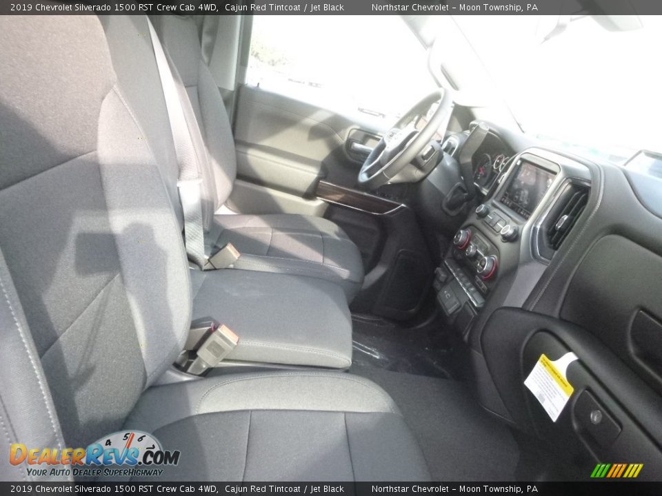 2019 Chevrolet Silverado 1500 RST Crew Cab 4WD Cajun Red Tintcoat / Jet Black Photo #10