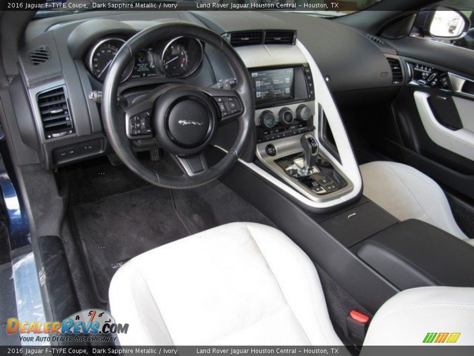 Ivory Interior - 2016 Jaguar F-TYPE Coupe Photo #4