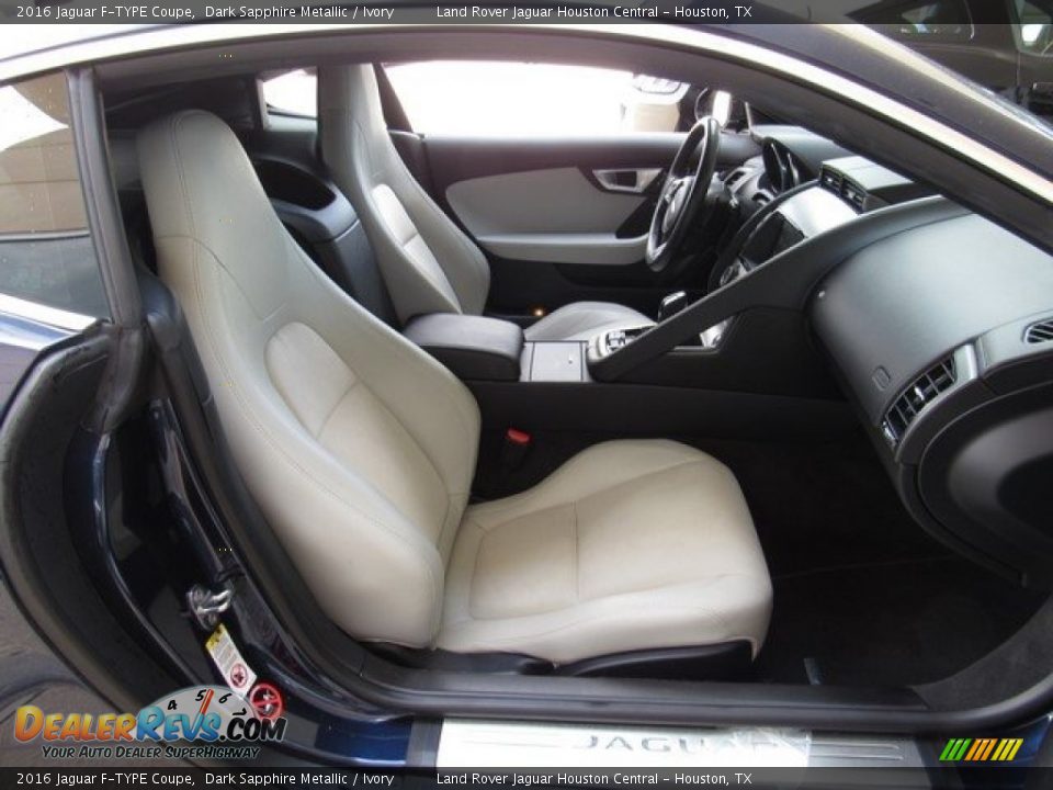 2016 Jaguar F-TYPE Coupe Dark Sapphire Metallic / Ivory Photo #5