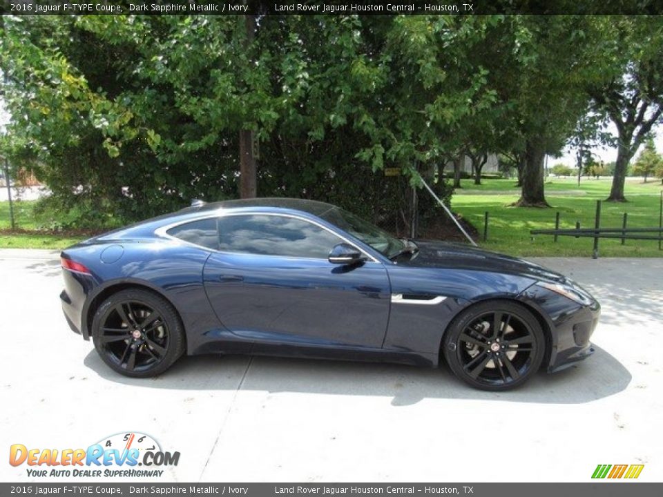 Dark Sapphire Metallic 2016 Jaguar F-TYPE Coupe Photo #7