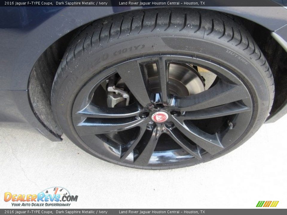 2016 Jaguar F-TYPE Coupe Dark Sapphire Metallic / Ivory Photo #9