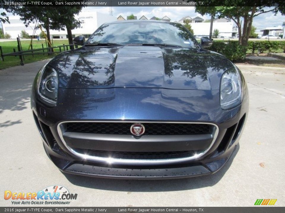 2016 Jaguar F-TYPE Coupe Dark Sapphire Metallic / Ivory Photo #11