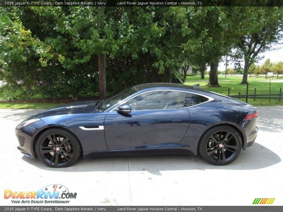 Dark Sapphire Metallic 2016 Jaguar F-TYPE Coupe Photo #13