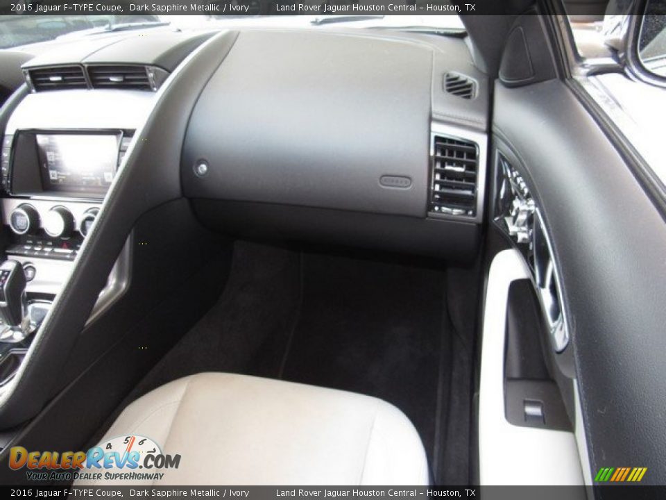 2016 Jaguar F-TYPE Coupe Dark Sapphire Metallic / Ivory Photo #15
