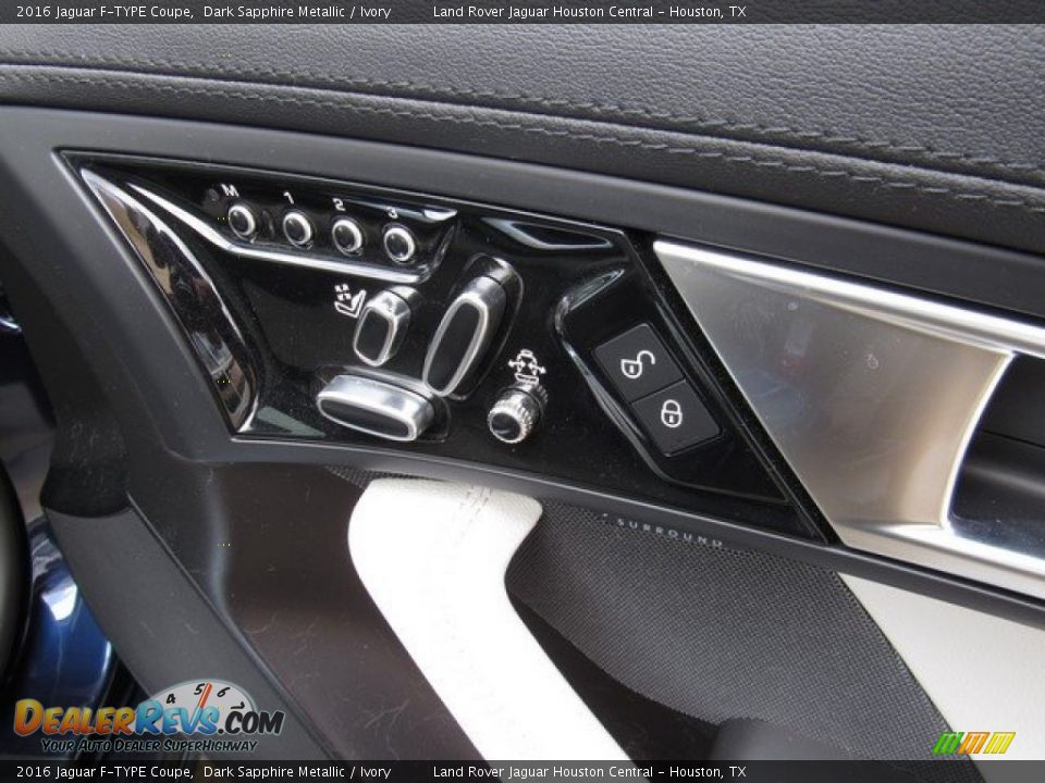 2016 Jaguar F-TYPE Coupe Dark Sapphire Metallic / Ivory Photo #19