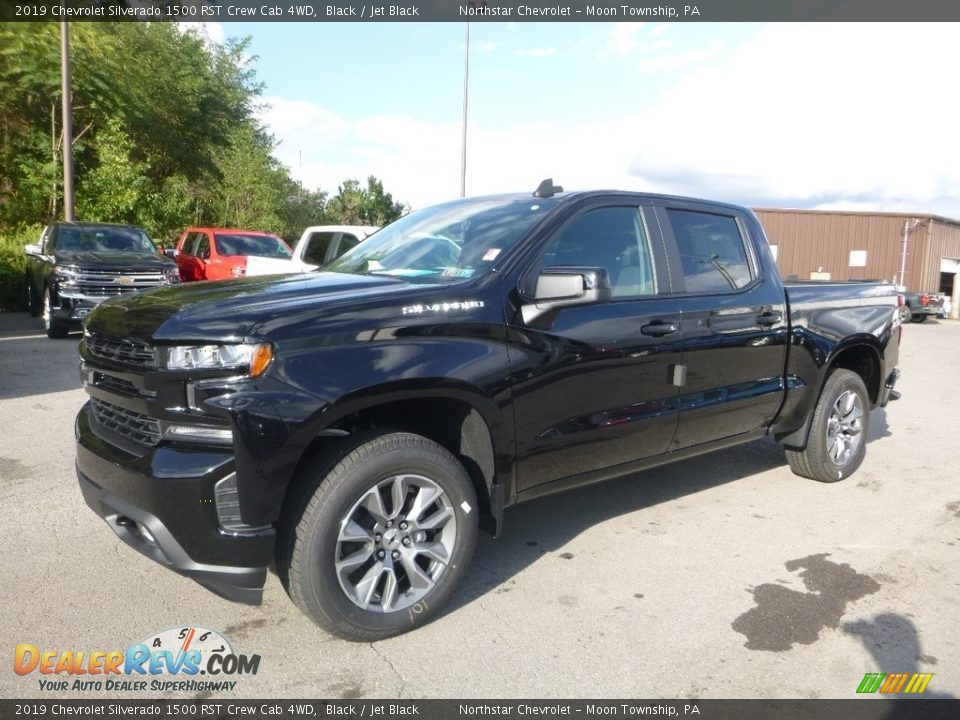 2019 Chevrolet Silverado 1500 RST Crew Cab 4WD Black / Jet Black Photo #1