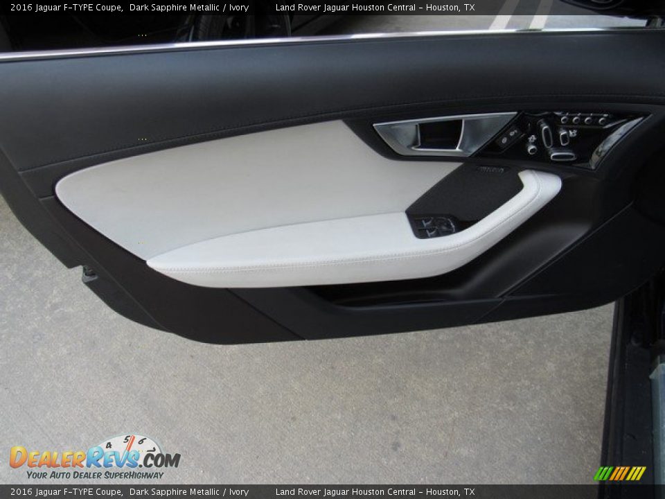 2016 Jaguar F-TYPE Coupe Dark Sapphire Metallic / Ivory Photo #22