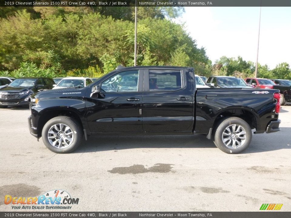 2019 Chevrolet Silverado 1500 RST Crew Cab 4WD Black / Jet Black Photo #2