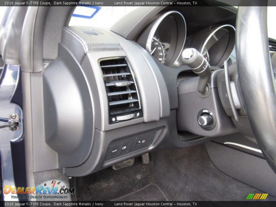 2016 Jaguar F-TYPE Coupe Dark Sapphire Metallic / Ivory Photo #24