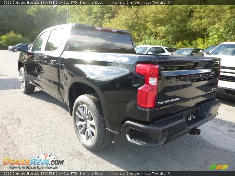 2019 Chevrolet Silverado 1500 RST Crew Cab 4WD Black / Jet Black Photo #3