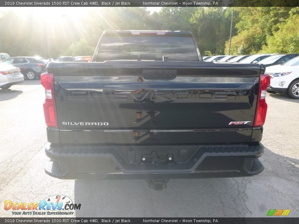 2019 Chevrolet Silverado 1500 RST Crew Cab 4WD Black / Jet Black Photo #4