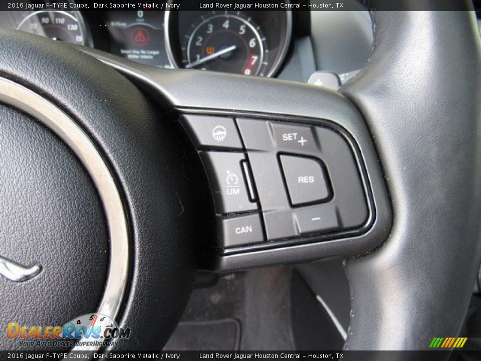 2016 Jaguar F-TYPE Coupe Dark Sapphire Metallic / Ivory Photo #27