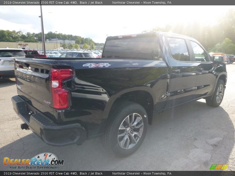 2019 Chevrolet Silverado 1500 RST Crew Cab 4WD Black / Jet Black Photo #5