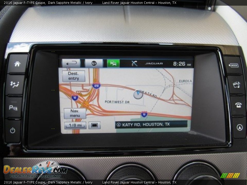2016 Jaguar F-TYPE Coupe Dark Sapphire Metallic / Ivory Photo #30