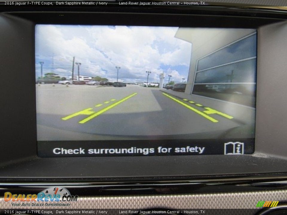 2016 Jaguar F-TYPE Coupe Dark Sapphire Metallic / Ivory Photo #31