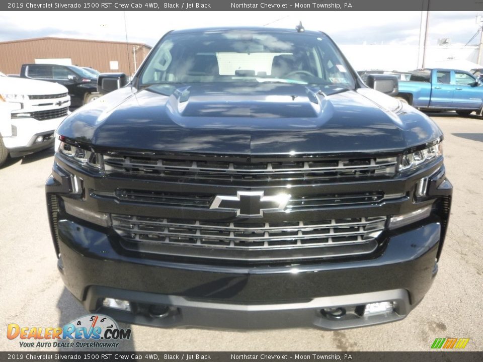 2019 Chevrolet Silverado 1500 RST Crew Cab 4WD Black / Jet Black Photo #7