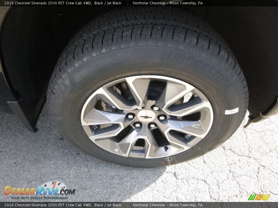 2019 Chevrolet Silverado 1500 RST Crew Cab 4WD Black / Jet Black Photo #8