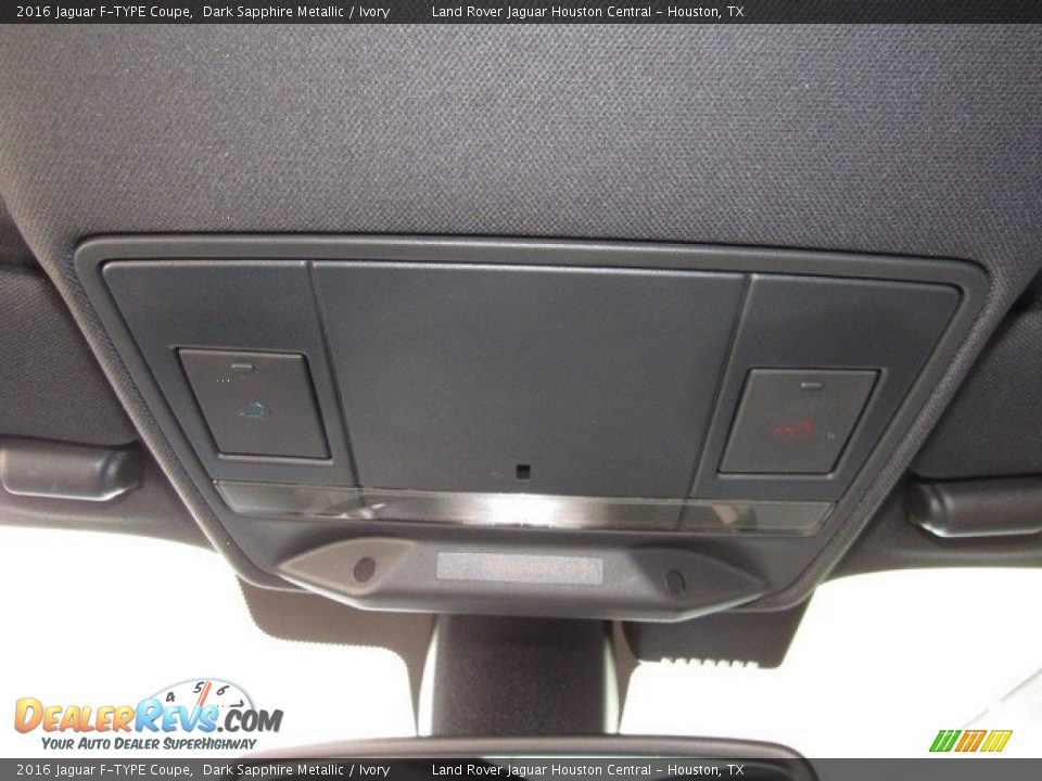 2016 Jaguar F-TYPE Coupe Dark Sapphire Metallic / Ivory Photo #34