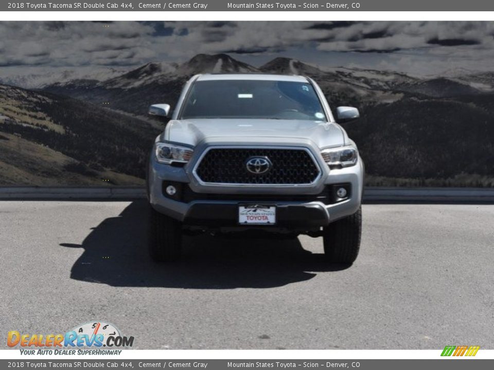 2018 Toyota Tacoma SR Double Cab 4x4 Cement / Cement Gray Photo #2