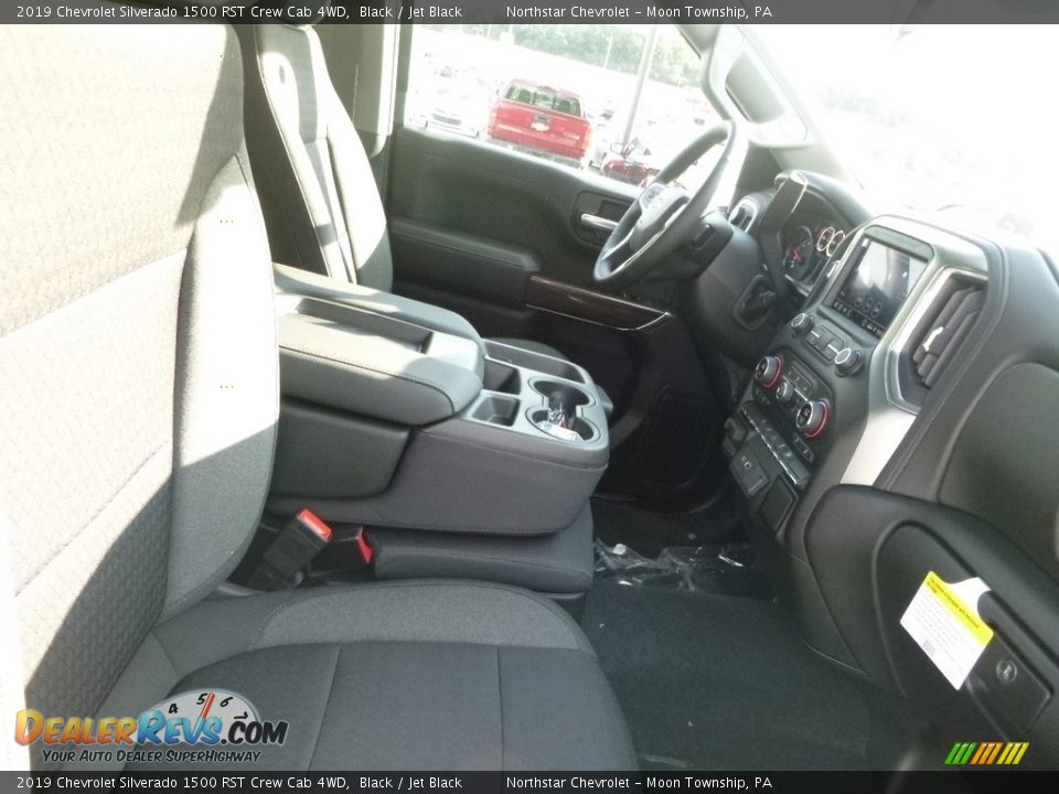 2019 Chevrolet Silverado 1500 RST Crew Cab 4WD Black / Jet Black Photo #9