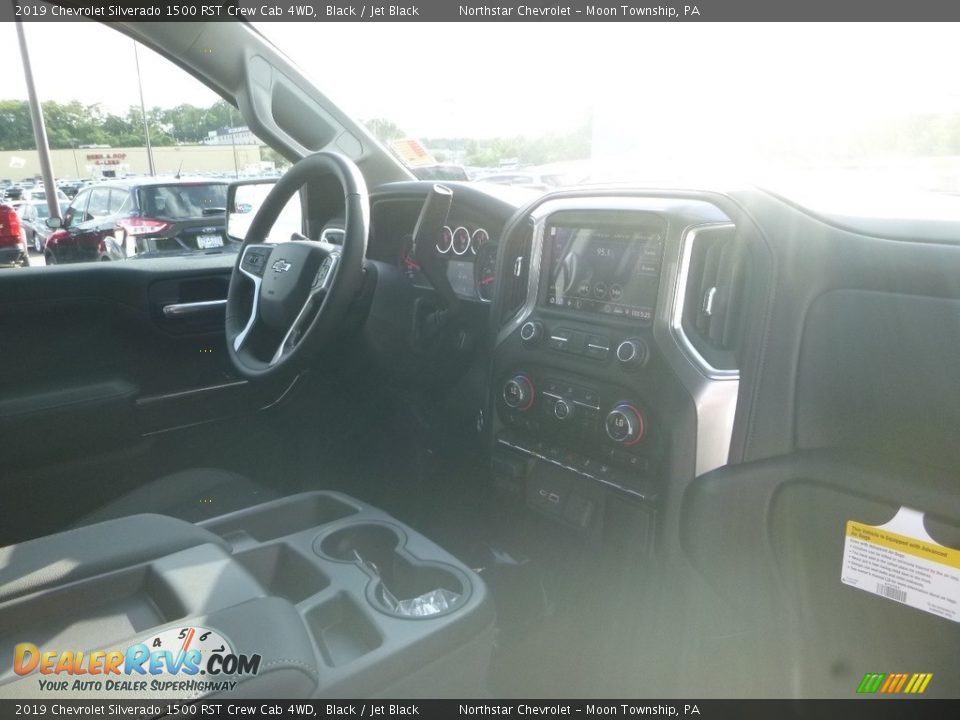 2019 Chevrolet Silverado 1500 RST Crew Cab 4WD Black / Jet Black Photo #10