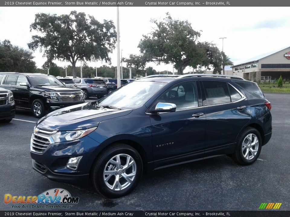 2019 Chevrolet Equinox Premier Storm Blue Metallic / Medium Ash Gray Photo #1
