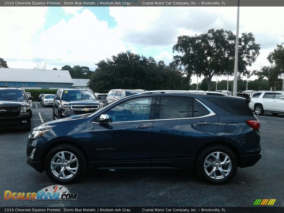 2019 Chevrolet Equinox Premier Storm Blue Metallic / Medium Ash Gray Photo #2
