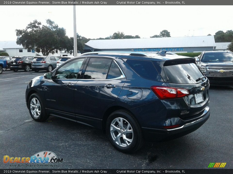 2019 Chevrolet Equinox Premier Storm Blue Metallic / Medium Ash Gray Photo #3