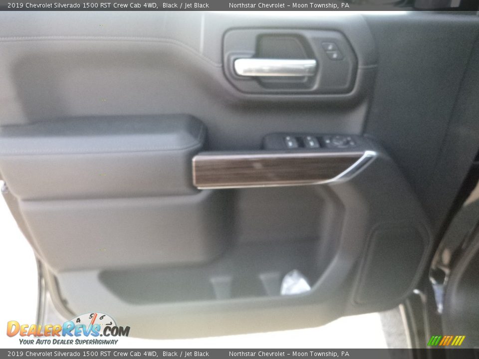 2019 Chevrolet Silverado 1500 RST Crew Cab 4WD Black / Jet Black Photo #14