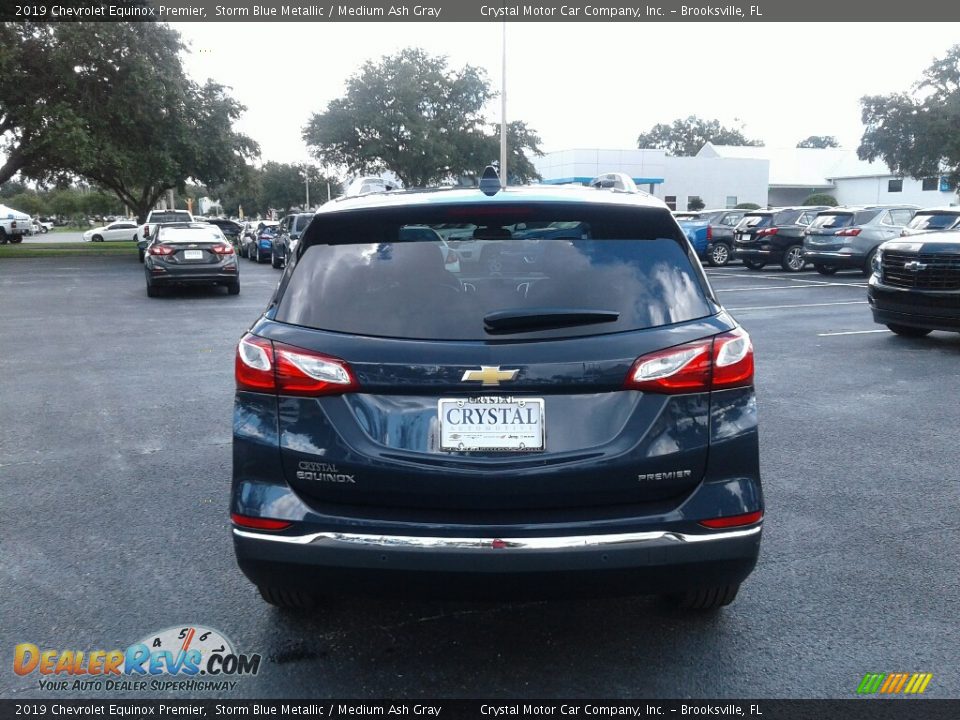 2019 Chevrolet Equinox Premier Storm Blue Metallic / Medium Ash Gray Photo #4