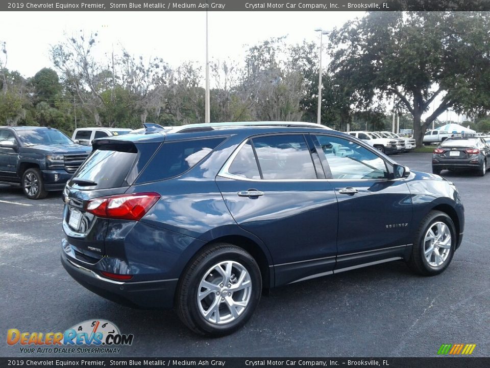 2019 Chevrolet Equinox Premier Storm Blue Metallic / Medium Ash Gray Photo #5