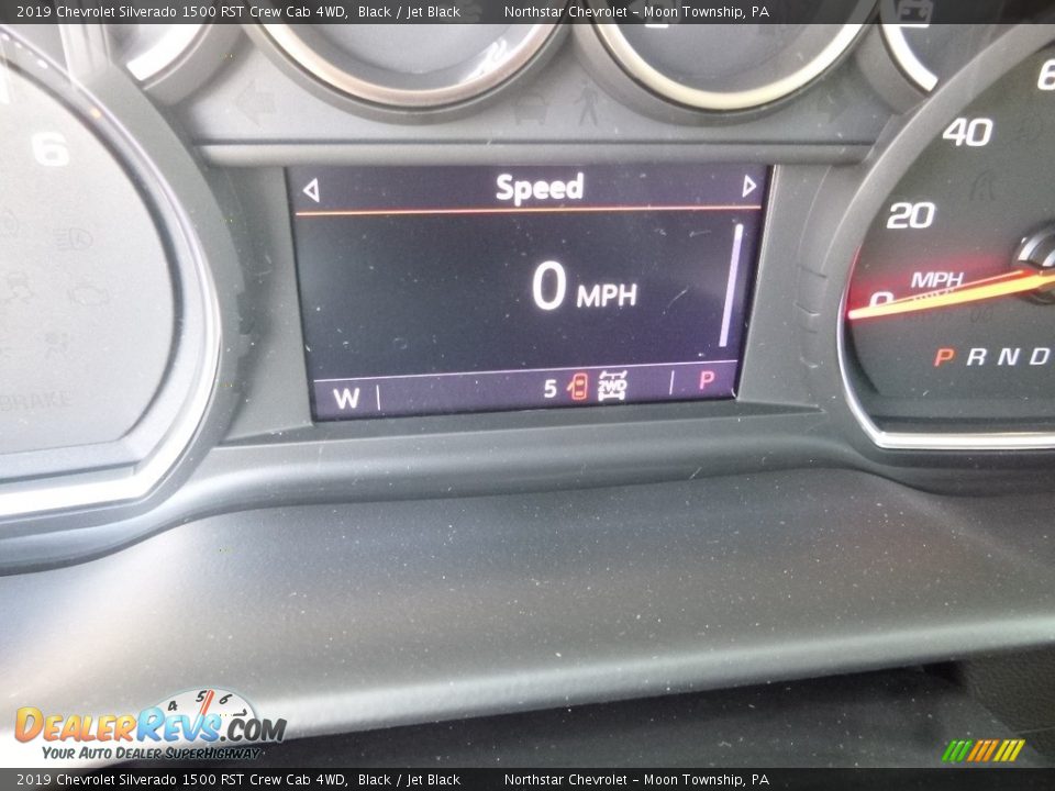 2019 Chevrolet Silverado 1500 RST Crew Cab 4WD Black / Jet Black Photo #20