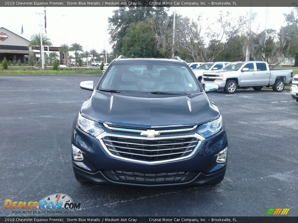 2019 Chevrolet Equinox Premier Storm Blue Metallic / Medium Ash Gray Photo #8