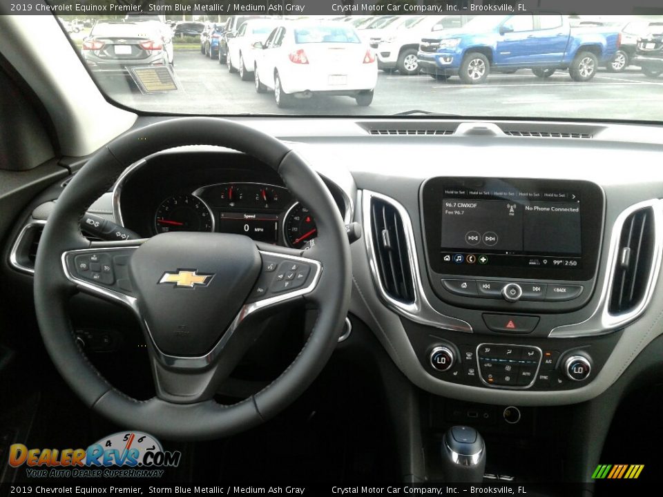 2019 Chevrolet Equinox Premier Storm Blue Metallic / Medium Ash Gray Photo #13