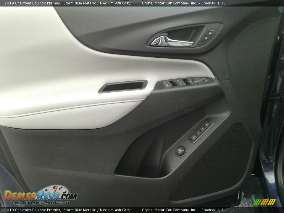 2019 Chevrolet Equinox Premier Storm Blue Metallic / Medium Ash Gray Photo #17