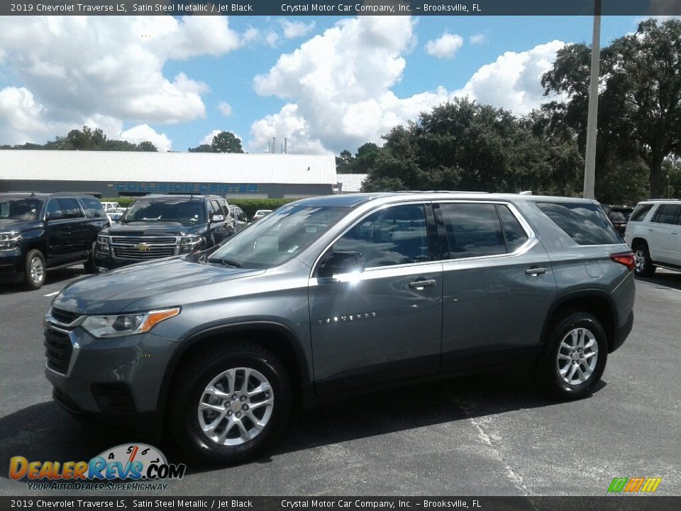 2019 Chevrolet Traverse LS Satin Steel Metallic / Jet Black Photo #1