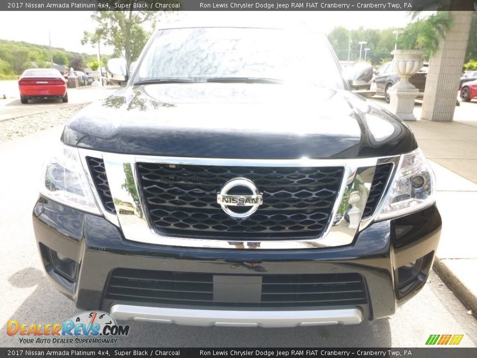 2017 Nissan Armada Platinum 4x4 Super Black / Charcoal Photo #4