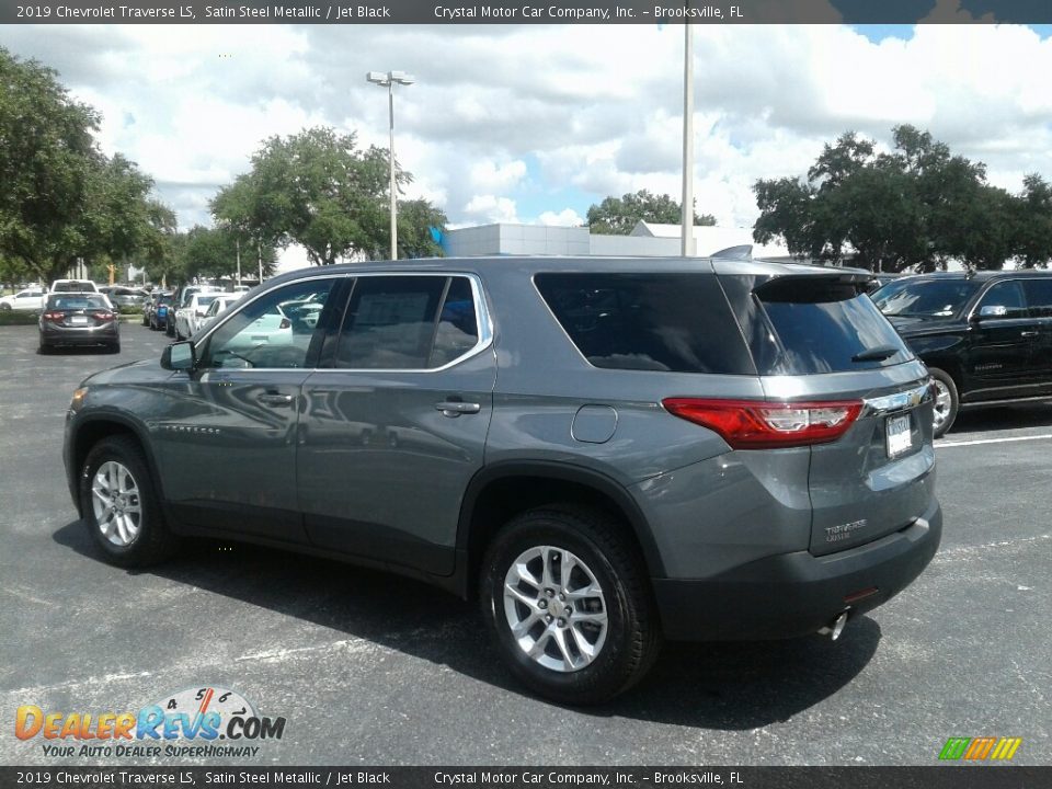 2019 Chevrolet Traverse LS Satin Steel Metallic / Jet Black Photo #3