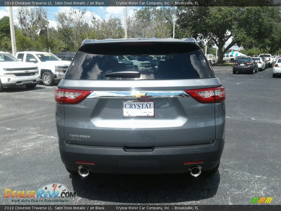 2019 Chevrolet Traverse LS Satin Steel Metallic / Jet Black Photo #4