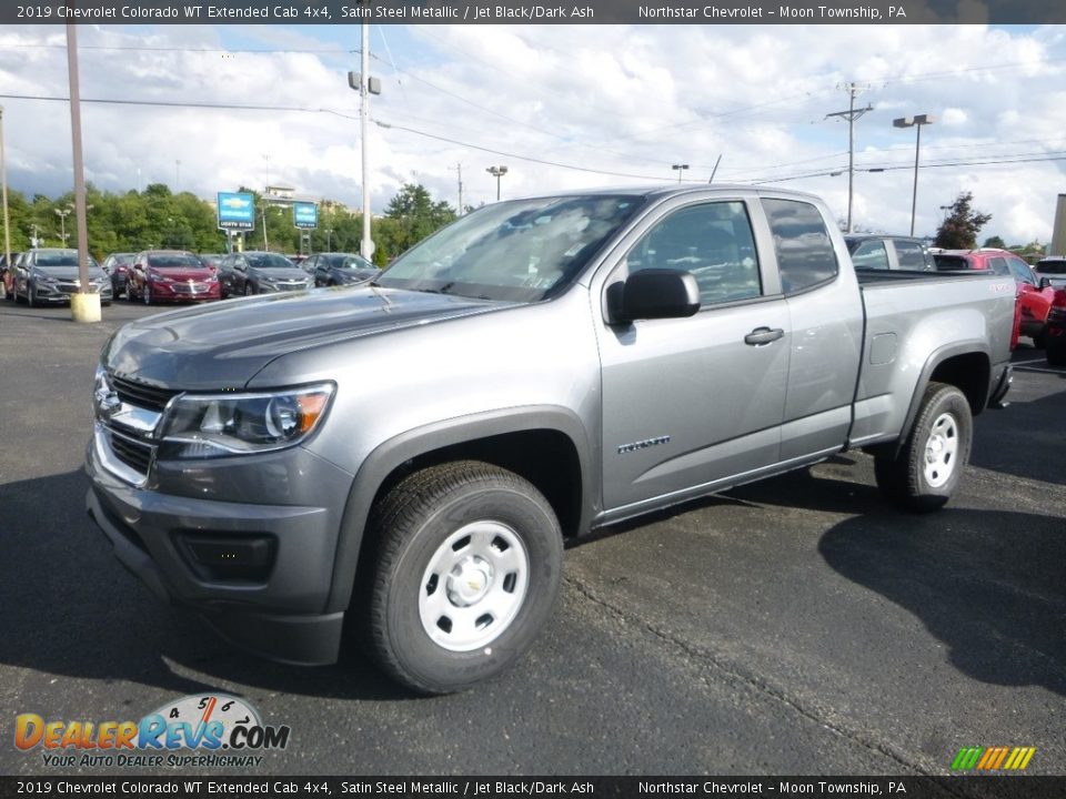 2019 Chevrolet Colorado WT Extended Cab 4x4 Satin Steel Metallic / Jet Black/Dark Ash Photo #1
