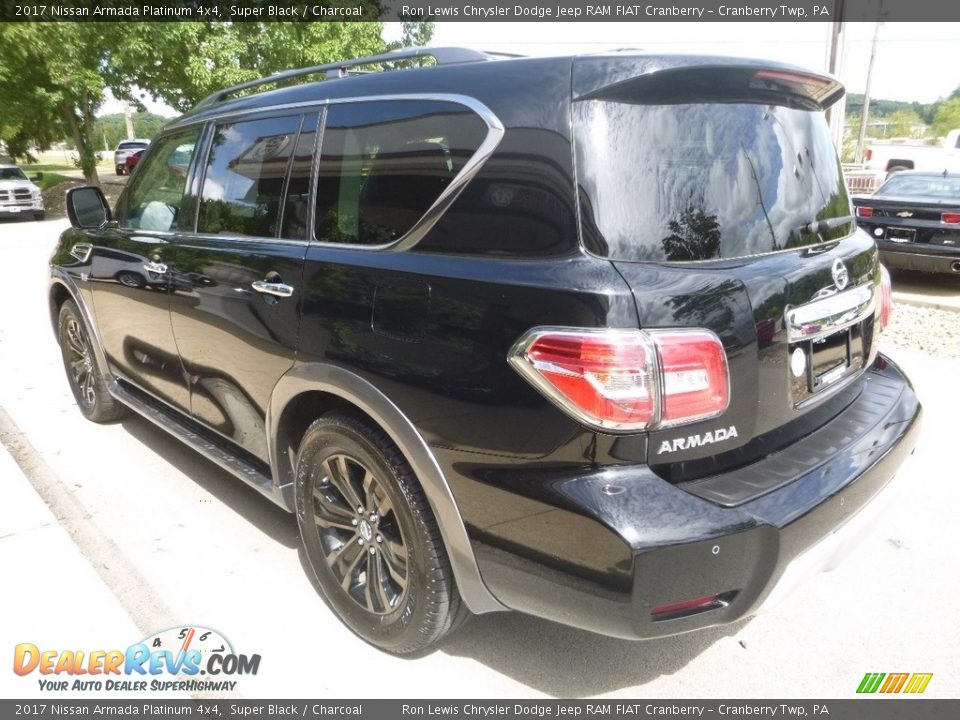 2017 Nissan Armada Platinum 4x4 Super Black / Charcoal Photo #7