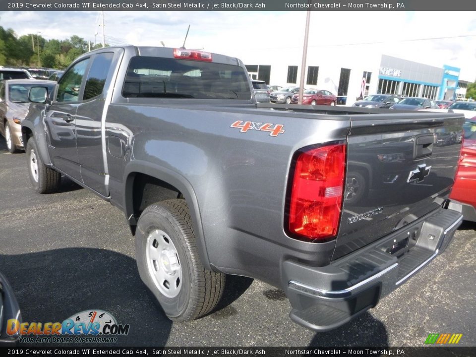 2019 Chevrolet Colorado WT Extended Cab 4x4 Satin Steel Metallic / Jet Black/Dark Ash Photo #2