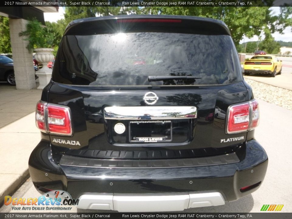 2017 Nissan Armada Platinum 4x4 Super Black / Charcoal Photo #8