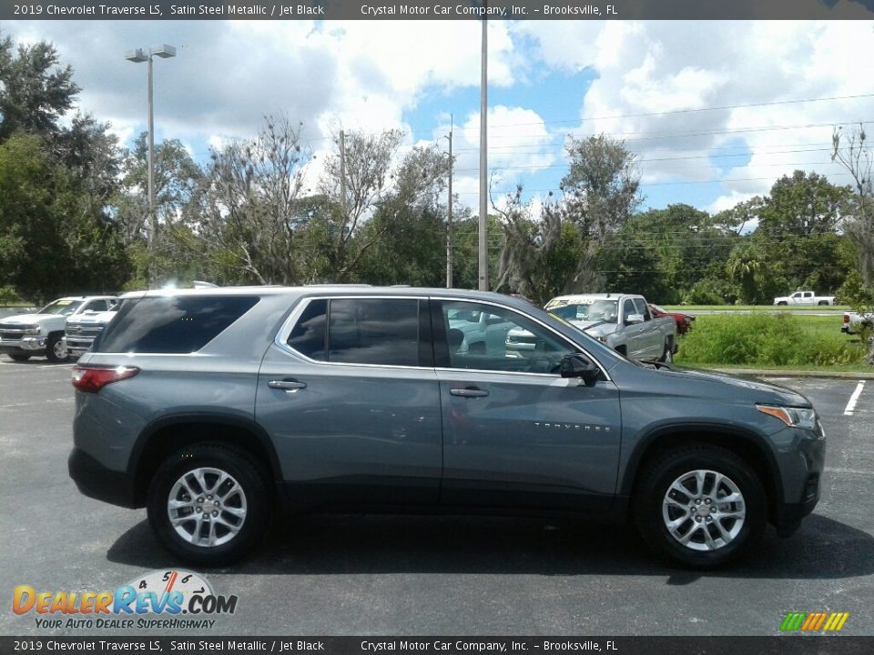 2019 Chevrolet Traverse LS Satin Steel Metallic / Jet Black Photo #6
